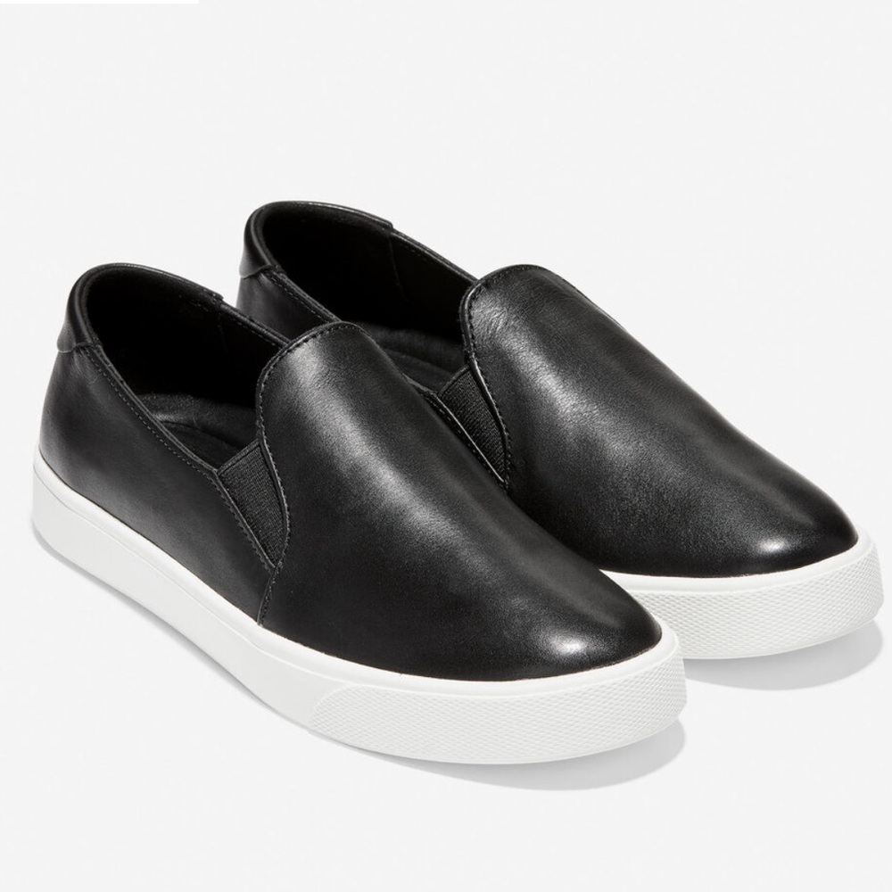Michael Michael Kors Black Soft Leather Sneakers